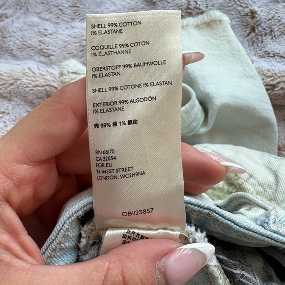 Anthropologie floral Print Denim Shorts - Picture 4 of 4